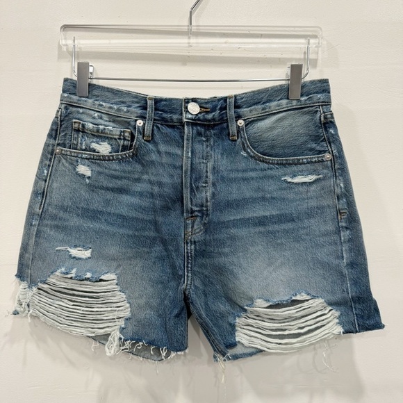 Frame High Rise Vintage Jeans Frays Northville Rips Size 28 - Picture 1 of 9